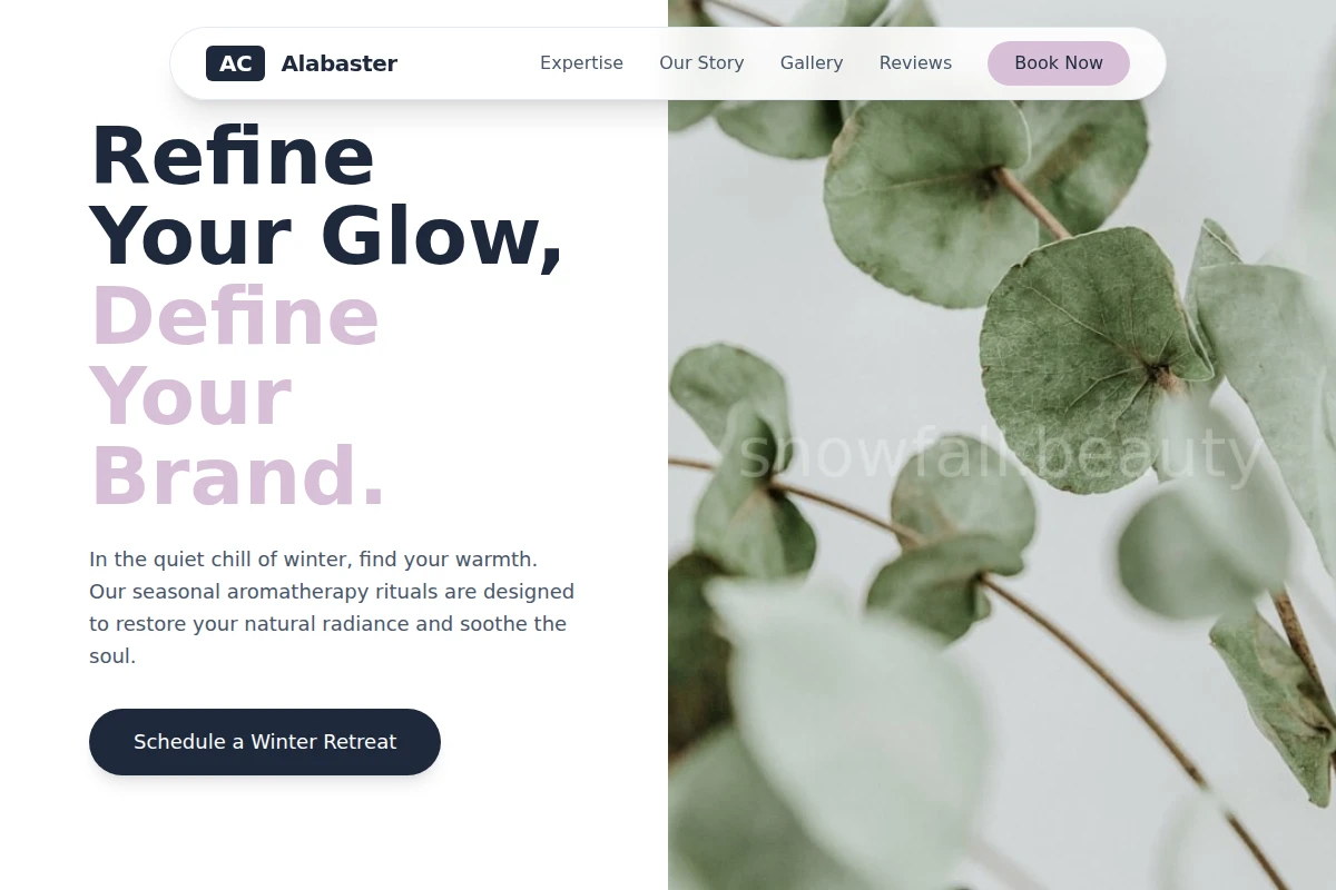 Winter Aromatherapy Wellness Parlor