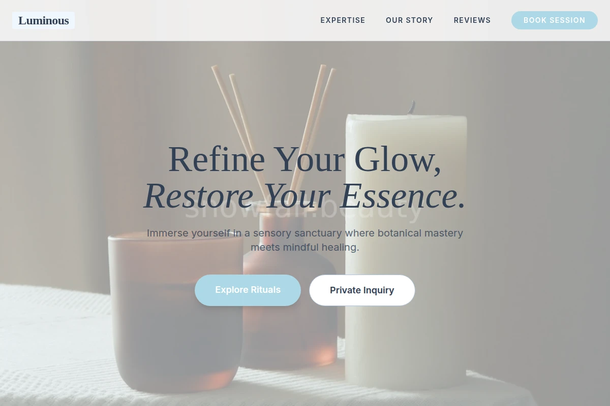 Luminous Aromatherapy Wellness Parlor
