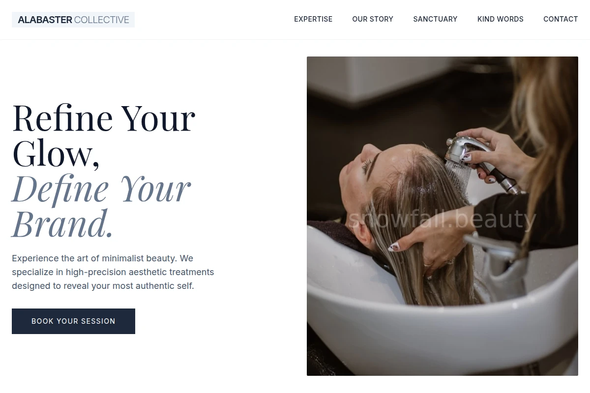 Minimalist Beauty Salon