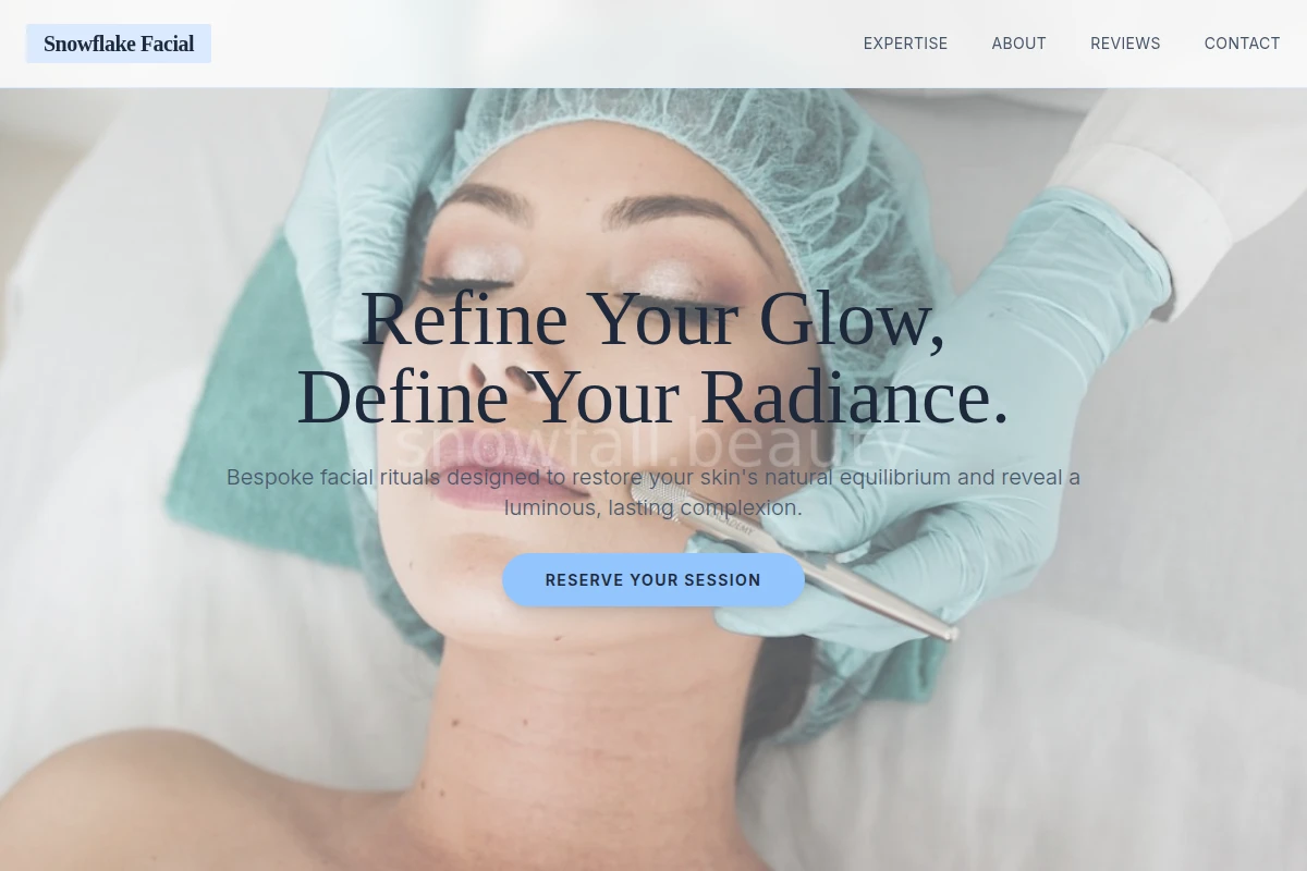Snowflake Facial