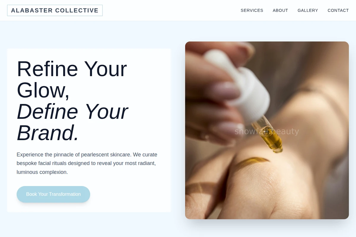 Pearlescent Facial